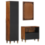 Conjunto de Muebles para Baño  de 3 Piezas de Madera Maciza de Mango | Foro24.es | Tu tienda online para hogar, jardín y más Foro24.es