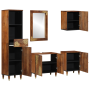 Juego de Muebles de Baño de 5 Piezas de Madera Sólida de Mango de , Muebles de baño - Ref: Foro24-3310150, Precio: 388,10 €, ...