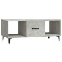 Betongrauer Couchtisch aus Sperrholz, 102 x 50 x 40 cm von vidaXL, Couchtisch - Ref: Foro24-812703, Preis: 53,47 €, Rabatt: %