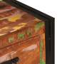 Juego de 2 Mesas Consola con Cajones, Madera Sólida Multicolor Recuperada de , Mesas consola - Ref: Foro24-3324225, Precio: 4...