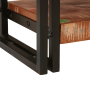 Juego de 2 Mesas Consola con Cajones, Madera Sólida Multicolor Recuperada de , Mesas consola - Ref: Foro24-3324225, Precio: 4...