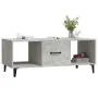 Mesa de centro madera contrachapada gris hormigón 102x50x40 cm de vidaXL, Mesas de centro - Ref: Foro24-812703, Precio: 52,95...