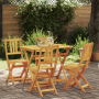 Conjunto Bistro de Jardín de 4 Piezas Madera Sólida de Acacia by , Garden tables - Ref: Foro24-3324837, Price: 189,21 €, Disc...