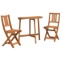 Juego de Bistro Plegable de 3 Piezas Madera Maciza de Acacia de , Mesas de jardín - Ref: Foro24-3324839, Precio: 124,70 €, De...