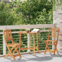 Juego de Bistro Plegable de 3 Piezas Madera Maciza de Acacia de , Mesas de jardín - Ref: Foro24-3324839, Precio: 124,70 €, De...