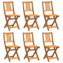 Sillas de jardín plegables  6 pcs 36x46x86 cm Madera maciza de acacia | Foro24.es | Tu tienda online para hogar, jardín y más Foro24.es