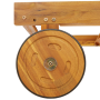 Tumbona con Cojín y Mesa Beige de Madera Sólida de Acacia | Foro24.es | Tu tienda online para hogar, jardín y más Foro24.es