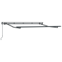 Toldo retráctil manual rojo y blanco 350x200 cm von , Markisen - Ref: Foro24-3329694, Preis: 193,36 €, Rabatt: %
