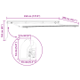 Toldo retráctil manual rojo y blanco 350x200 cm von , Markisen - Ref: Foro24-3329694, Preis: 193,36 €, Rabatt: %