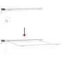 Toldo retráctil manual con LED Verde y Amarillo 350x250 cm de , Toldos - Ref: Foro24-3330448, Precio: 283,90 €, Descuento: %