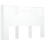 Weißes Kopfteilmöbel 160x19x103,5 cm von vidaXL, Kopf- und Fußteile - Ref: Foro24-811871, Preis: 74,74 €, Rabatt: %