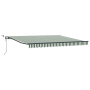 Toldo Retráctil Automático  con LED Verde y Blanco 400x300 cm | Foro24.es | Tu tienda online para hogar, jardín y más Foro24.es