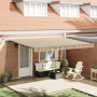 Toldo Retráctil Automático con LED Verde y Amarillo 450x350 cm de , Toldos - Ref: Foro24-3331184, Precio: 642,82 €, Descuento: %