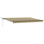 Toldo Retráctil Automático con LED Verde y Amarillo 450x350 cm de , Toldos - Ref: Foro24-3331184, Precio: 642,82 €, Descuento: %