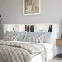 Mueble cabecero blanco 220x18,5x104,5 cm de vidaXL, Cabeceros y pies de cama - Ref: Foro24-811961, Precio: 74,55 €, Descuento: %
