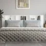 Weißes Kopfteilmöbel 220x18,5x104,5 cm von vidaXL, Kopf- und Fußteile - Ref: Foro24-811961, Preis: 74,56 €, Rabatt: %