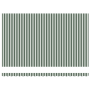 Toldo Retráctil Automático con LED Verde y Blanco 500x350 cm de , Toldos - Ref: Foro24-3331588, Precio: 746,16 €, Descuento: %