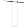 Puerta Deslizante  con Hardware 'ORKDAL'Blanca de Madera Sólida y Vidrio | Foro24.es | Tu tienda online para hogar, jardín y más Foro24.es