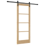 Puerta Deslizante con Juego de Herrajes "ORKDAL" Madera Maciza y Cristal | Foro24.es | Tu tienda online para hogar, jardín y más Foro24.es