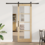 Puerta Corredera  con Set de Hardware 'ORKDAL'Madera Maciza y Vidrio | Foro24.es | Tu tienda online para hogar, jardín y más Foro24.es