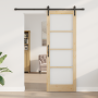 Puerta Corredera  con Set de Hardware 'ORKDAL'Madera Maciza y Vidrio | Foro24.es | Tu tienda online para hogar, jardín y más Foro24.es