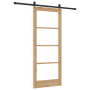 Puerta Deslizante  con Set de Herrajes 'ORKDAL'Madera Maciza y Vidrio | Foro24.es | Tu tienda online para hogar, jardín y más Foro24.es