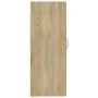 Hängeschrank aus Sonoma-Eiche-Holzwerkstoff, 35 x 34 x 90 cm von vidaXL, Schließfächer und Lagerschränke - Ref: Foro24-812477...