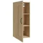 Hängeschrank aus Sonoma-Eiche-Holzwerkstoff, 35 x 34 x 90 cm von vidaXL, Schließfächer und Lagerschränke - Ref: Foro24-812477...