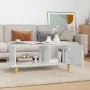 Couchtisch aus glänzend weißem Sperrholz, 90 x 50 x 40 cm von vidaXL, Couchtisch - Ref: Foro24-812750, Preis: 49,71 €, Rabatt: %