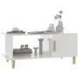 Couchtisch aus glänzend weißem Sperrholz, 90 x 50 x 40 cm von vidaXL, Couchtisch - Ref: Foro24-812750, Preis: 49,71 €, Rabatt: %