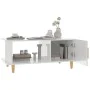 Couchtisch aus glänzend weißem Sperrholz, 90 x 50 x 40 cm von vidaXL, Couchtisch - Ref: Foro24-812750, Preis: 49,71 €, Rabatt: %