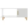 Couchtisch aus glänzend weißem Sperrholz, 90 x 50 x 40 cm von vidaXL, Couchtisch - Ref: Foro24-812750, Preis: 49,71 €, Rabatt: %