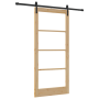 Puerta corrediza con hardware 'ORKDAL'Madera maciza y vidrio | Foro24.es | Tu tienda online para hogar, jardín y más Foro24.es