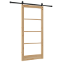 Puerta corrediza con hardware 'ORKDAL'Madera maciza y vidrio | Foro24.es | Tu tienda online para hogar, jardín y más Foro24.es