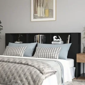 Black headboard furniture 220x18.5x104.5 cm by vidaXL, Headboards and footboards - Ref: Foro24-811962, Price: 62,82 €, Discou...