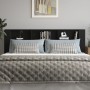 Schwarzes Kopfteilmöbel 220x18,5x104,5 cm von vidaXL, Kopf- und Fußteile - Ref: Foro24-811962, Preis: 76,94 €, Rabatt: %