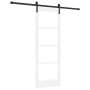 Puerta Deslizante  con Hardware 'ORKDAL'Blanca Madera Sólida y Vidrio | Foro24.es | Tu tienda online para hogar, jardín y más Foro24.es
