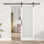 Puerta Deslizante  con Hardware 'ORKDAL'Blanca Madera Sólida y Vidrio | Foro24.es | Tu tienda online para hogar, jardín y más Foro24.es