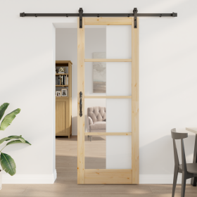 Puerta Deslizante con Juego de Herrajes "ORKDAL"