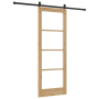 Puerta Deslizante  con Juego de Herrajes "ORKDAL" Madera Sólida y Vidrio | Foro24.es | Tu tienda online para hogar, jardín y más Foro24.es
