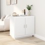 Aparador de madera contrachapada blanco 80x40x75 cm de vidaXL, Aparadores - Ref: Foro24-811817, Precio: 83,02 €, Descuento: %