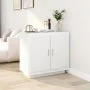Aparador de madera contrachapada blanco 80x40x75 cm de vidaXL, Aparadores - Ref: Foro24-811817, Precio: 81,86 €, Descuento: %