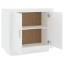 Aparador de madera contrachapada blanco 80x40x75 cm de vidaXL, Aparadores - Ref: Foro24-811817, Precio: 81,86 €, Descuento: %