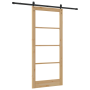 Puerta Deslizante  con Juego de Hardware 'ORKDAL'de Madera Maciza y Vidrio | Foro24.es | Tu tienda online para hogar, jardín y más Foro24.es