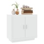 Aparador de madera contrachapada blanco 80x40x75 cm de vidaXL, Aparadores - Ref: Foro24-811817, Precio: 83,02 €, Descuento: %