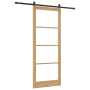 Puerta Deslizante  con Juego de Herrajes 'ORKDAL'de Madera Maciza y Vidrio | Foro24.es | Tu tienda online para hogar, jardín y más Foro24.es