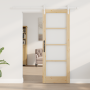 Puerta Deslizante con Juego de Herrajes "ORKDAL" Madera Maciza y Vidrio | Foro24.es | Tu tienda online para hogar, jardín y más Foro24.es