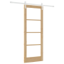 Puerta corredera  con herrajes "ORKDAL" Madera maciza y vidrio | Foro24.es | Tu tienda online para hogar, jardín y más Foro24.es