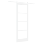 Puerta Deslizante  con Juego de Hardware 'ORKDAL'Blanca de Madera Maciza y Vidrio | Foro24.es | Tu tienda online para hogar, jardín y más Foro24.es