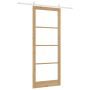 Puerta Deslizante  con Juego de Herrajes "ORKDAL" Madera Sólida y Cristal | Foro24.es | Tu tienda online para hogar, jardín y más Foro24.es
